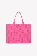 Large shopping bag - Jo Pink malabar