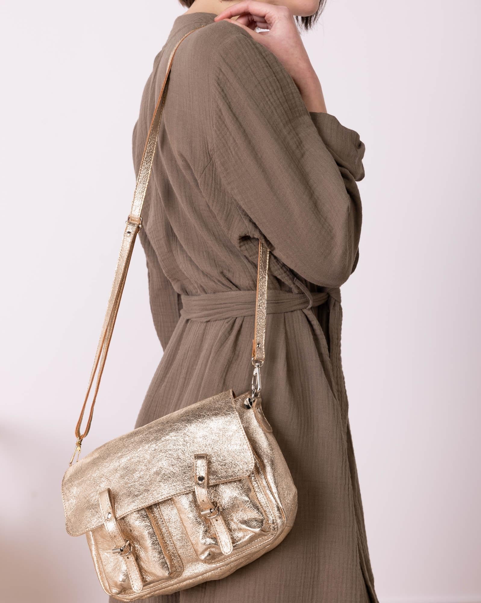 Besace Maths Doré Femme BONTON x CRAIE STUDIO