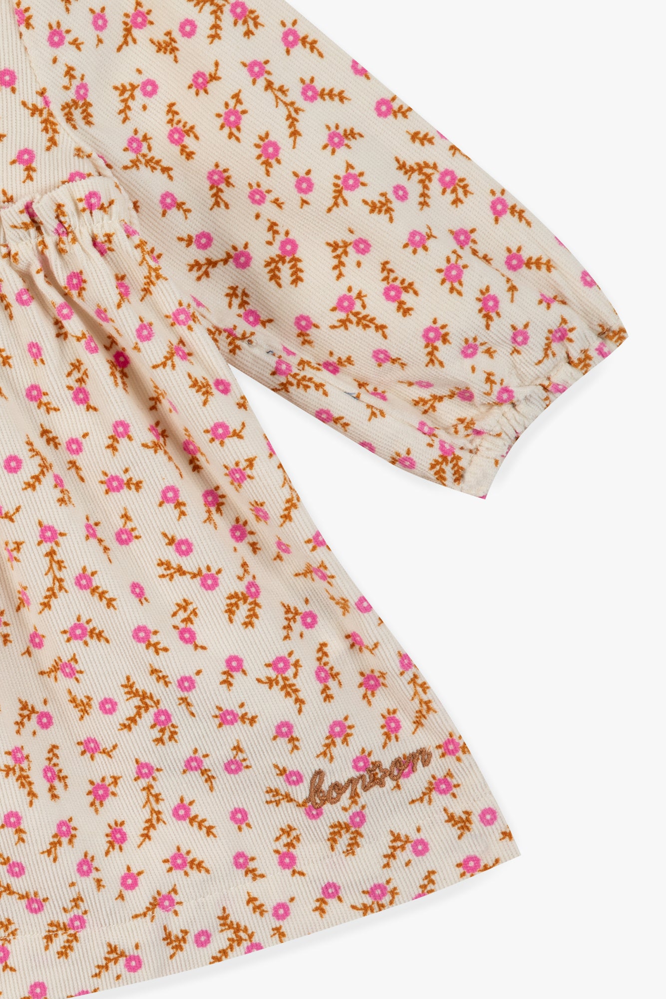 Robe - Dada rose imprimé foulfleur