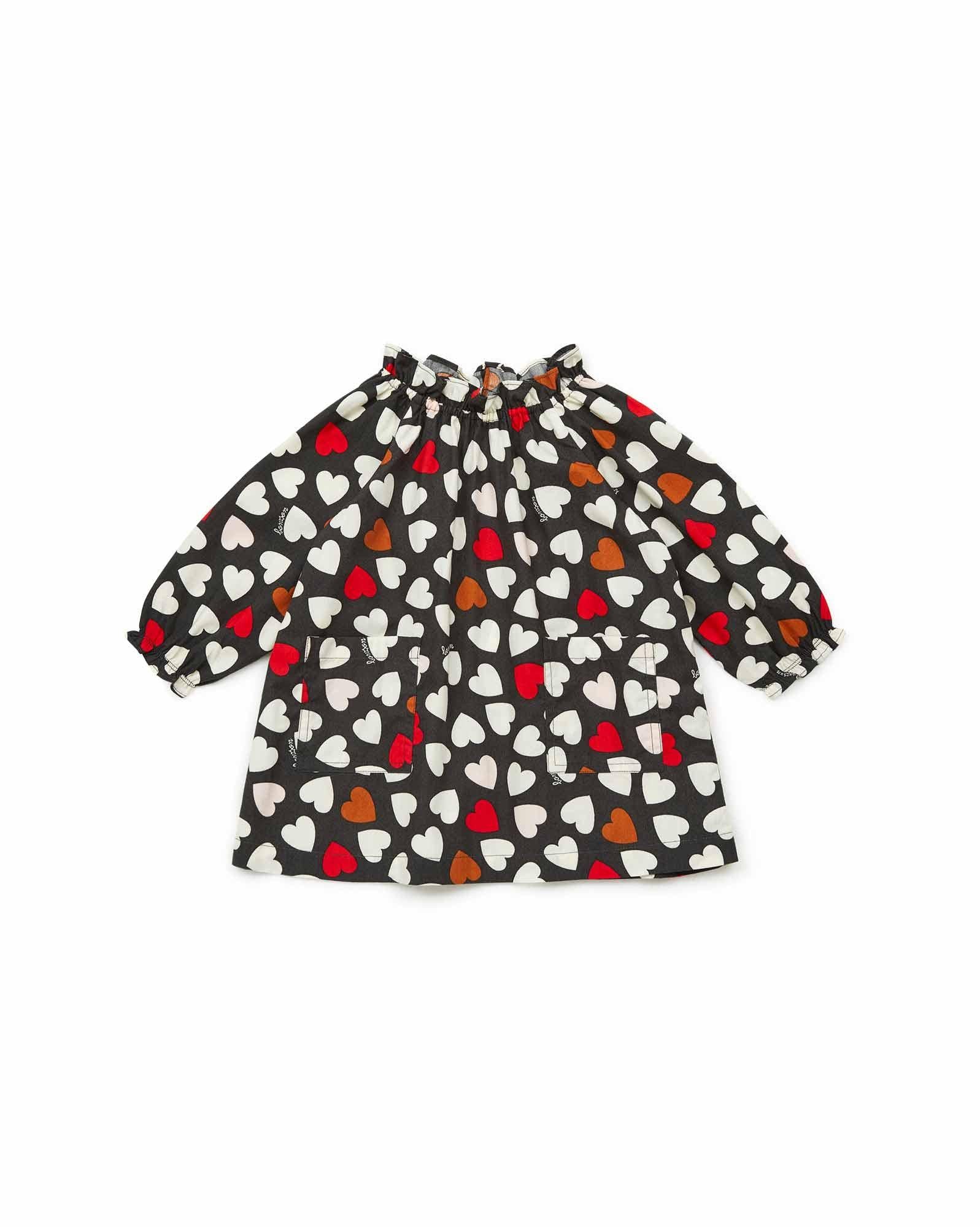 Robe Dahli bleue Bébé en 100% coton