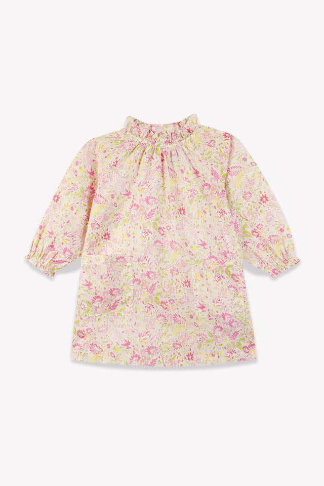 Dress - Dahli Flowers Baby cotton sail - Image principale