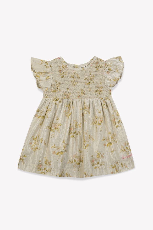 Dress - Ella Pink Baby cotton sail Print and lurex - Image principale