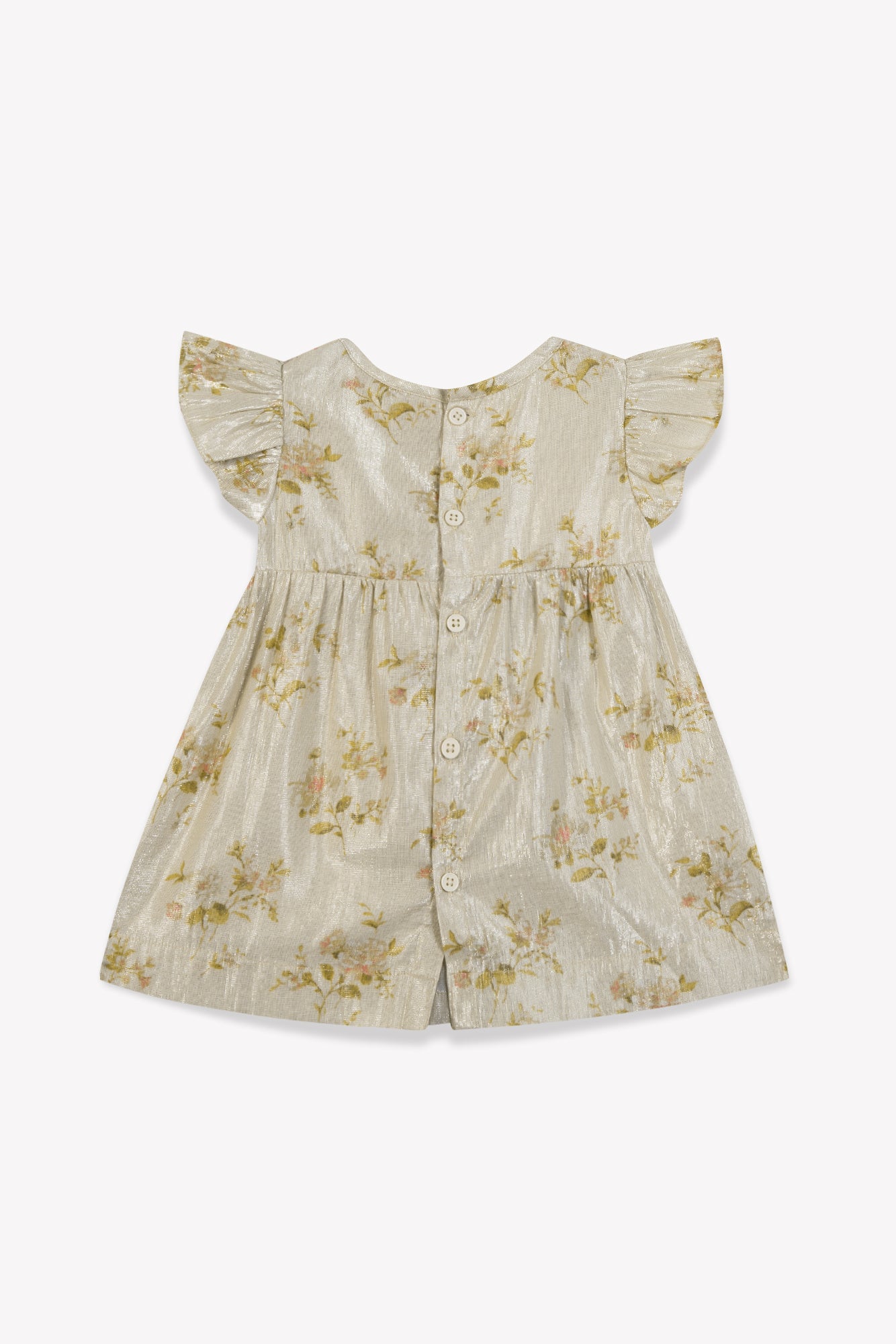 Robe - Ella rose Bébé voile coton imprimé et lurex