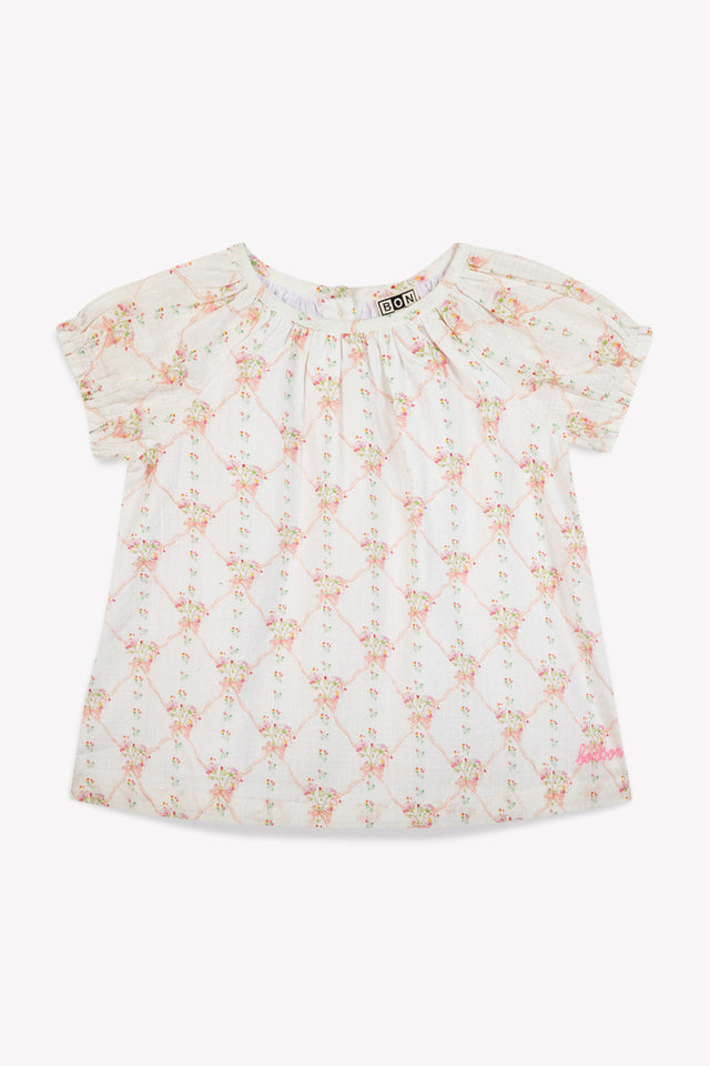 Dress - dove Pink Baby cotton Print Antoinette - Image principale