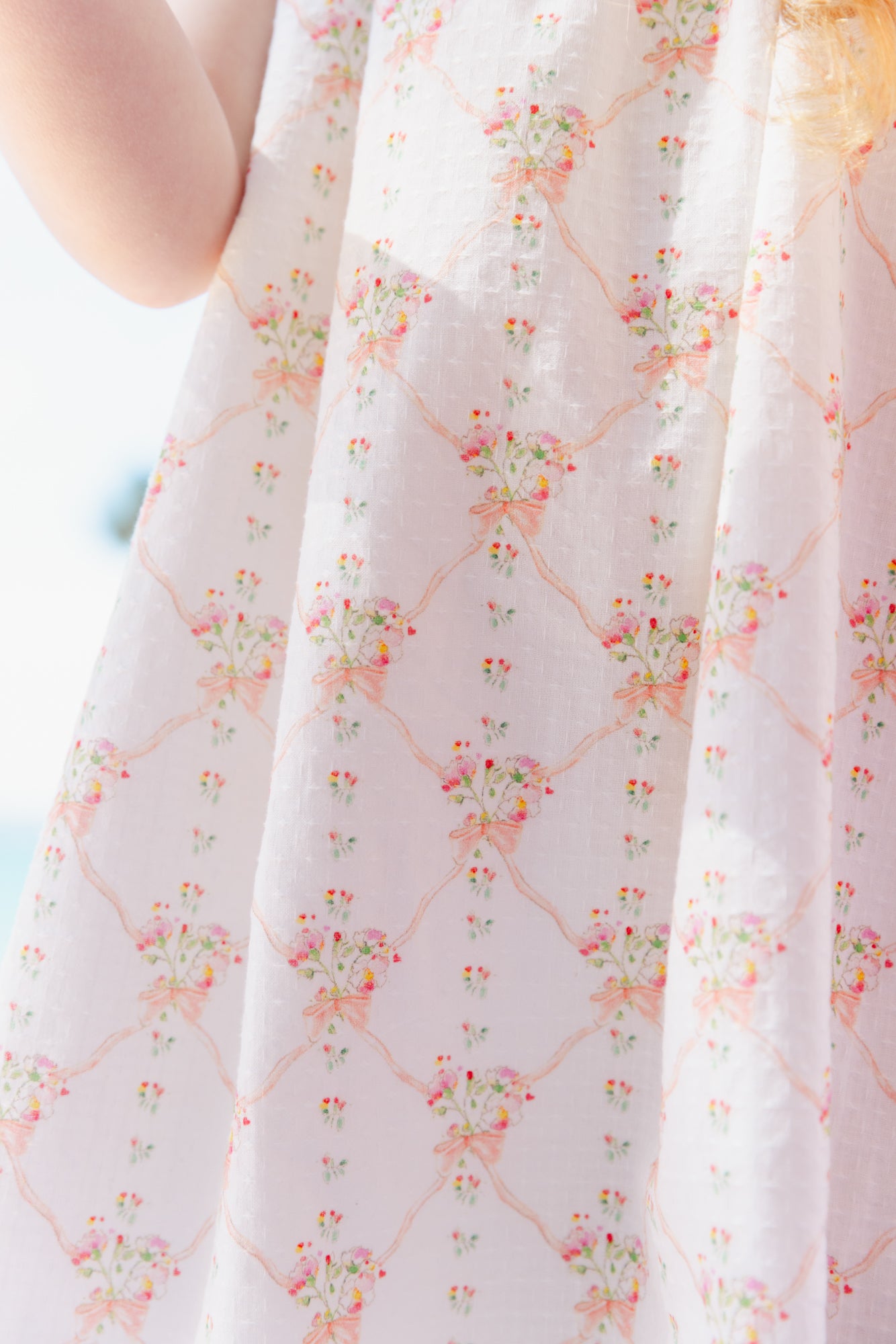 Dress - dove Pink Baby cotton Print Antoinette