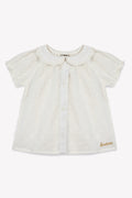 Blouse - Aria blanche Bébé coton façonné