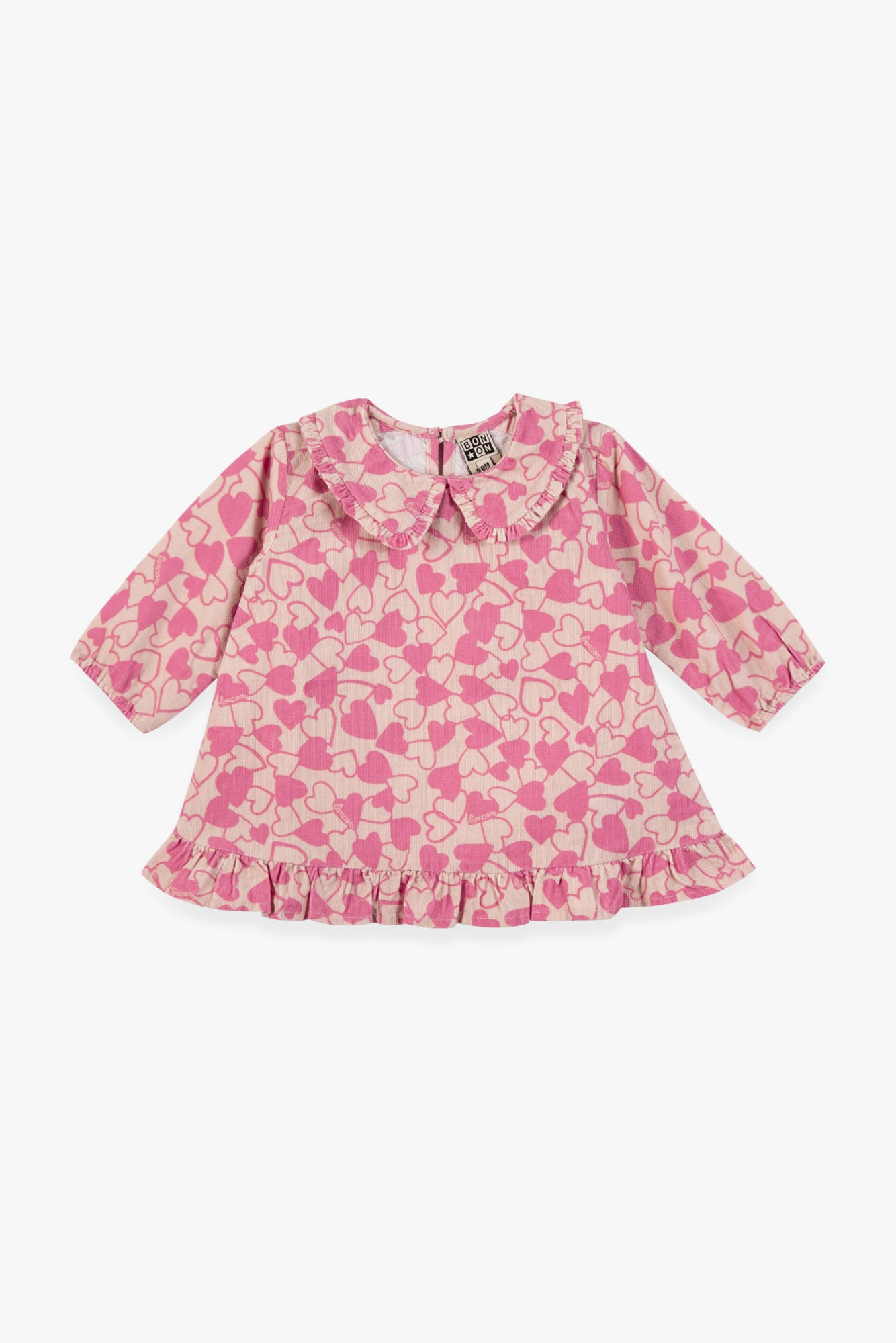 Dress - Joset Pink Print heart