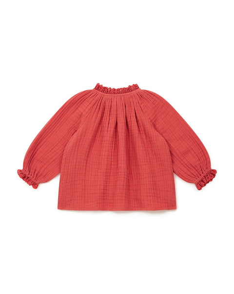 Blouse - Reine  bébé en double gaze de coton organique - Image principale