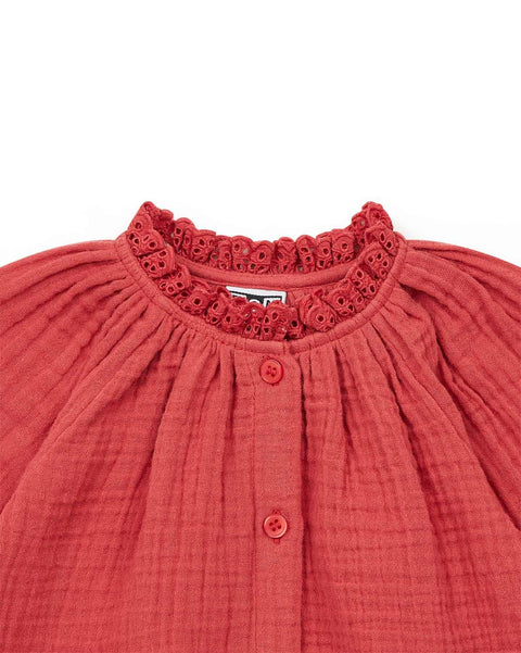 Blouse - Reine  bébé en double gaze de coton organique - Image principale