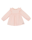 Blouse - Sequoia rose Bébé en velours de soie