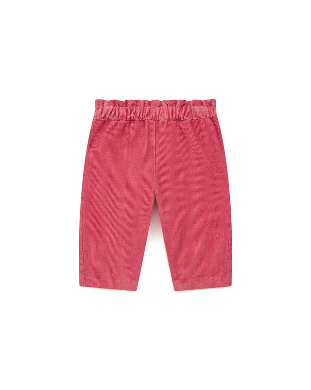 Trousers - Gina Pink Baby in Velvet - Image principale