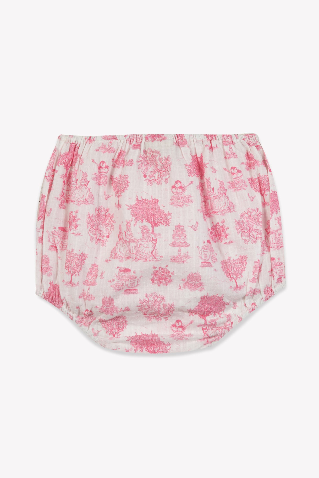 Bloomer - Idol Pink Baby Cotton shaped Print Jouy