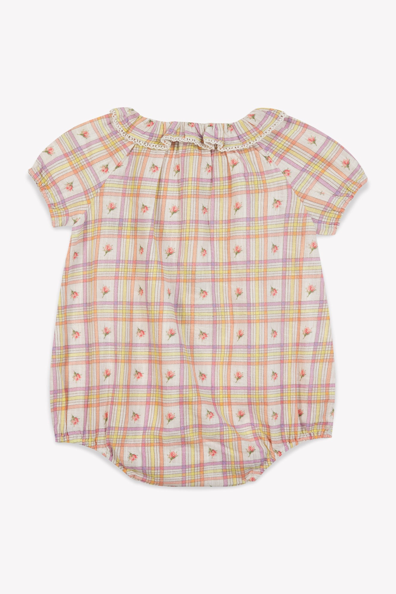 Jumpsuit - Cake Pink Baby cotton sail Print