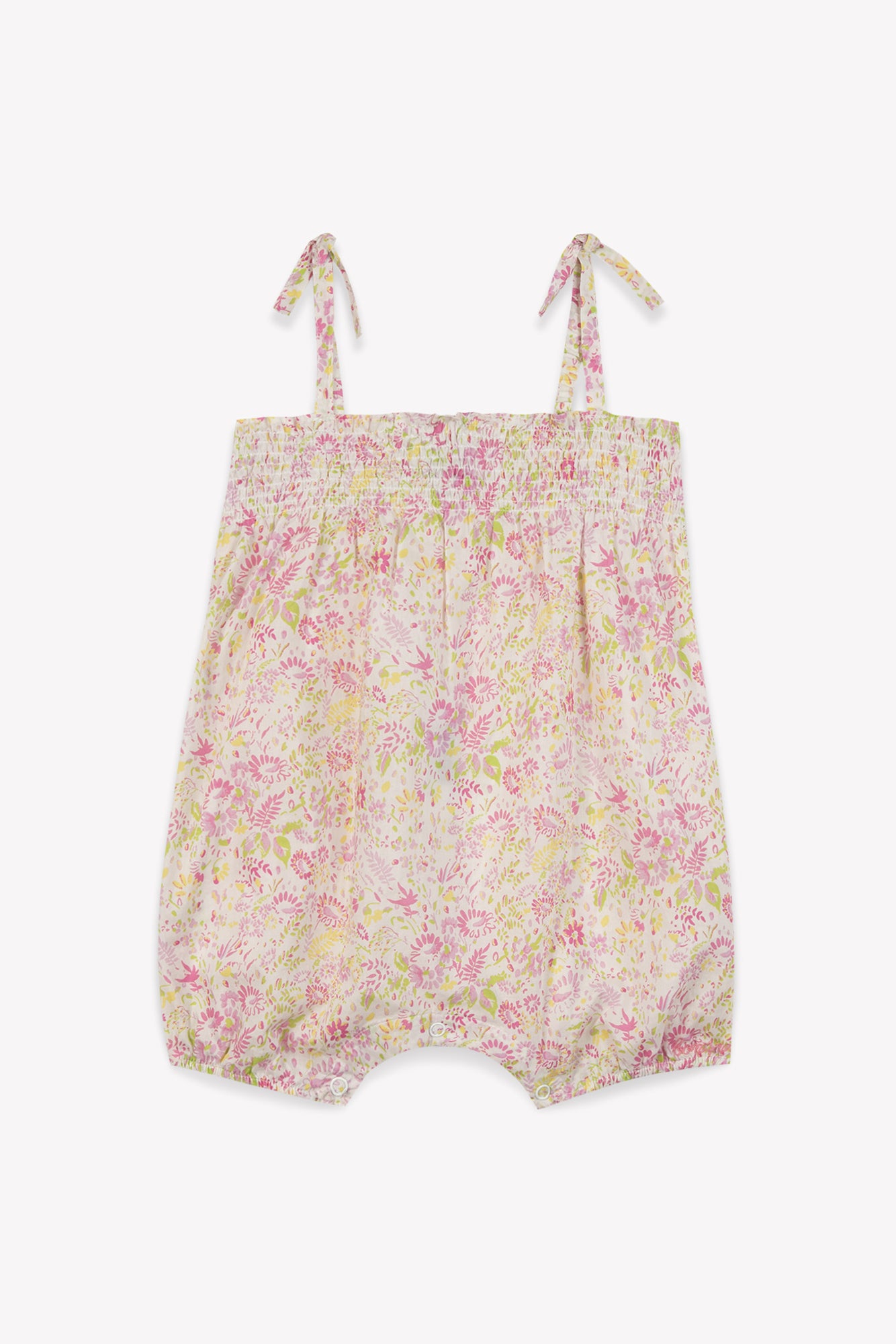 Jumpsuit - Calina Flowers Baby cotton sail