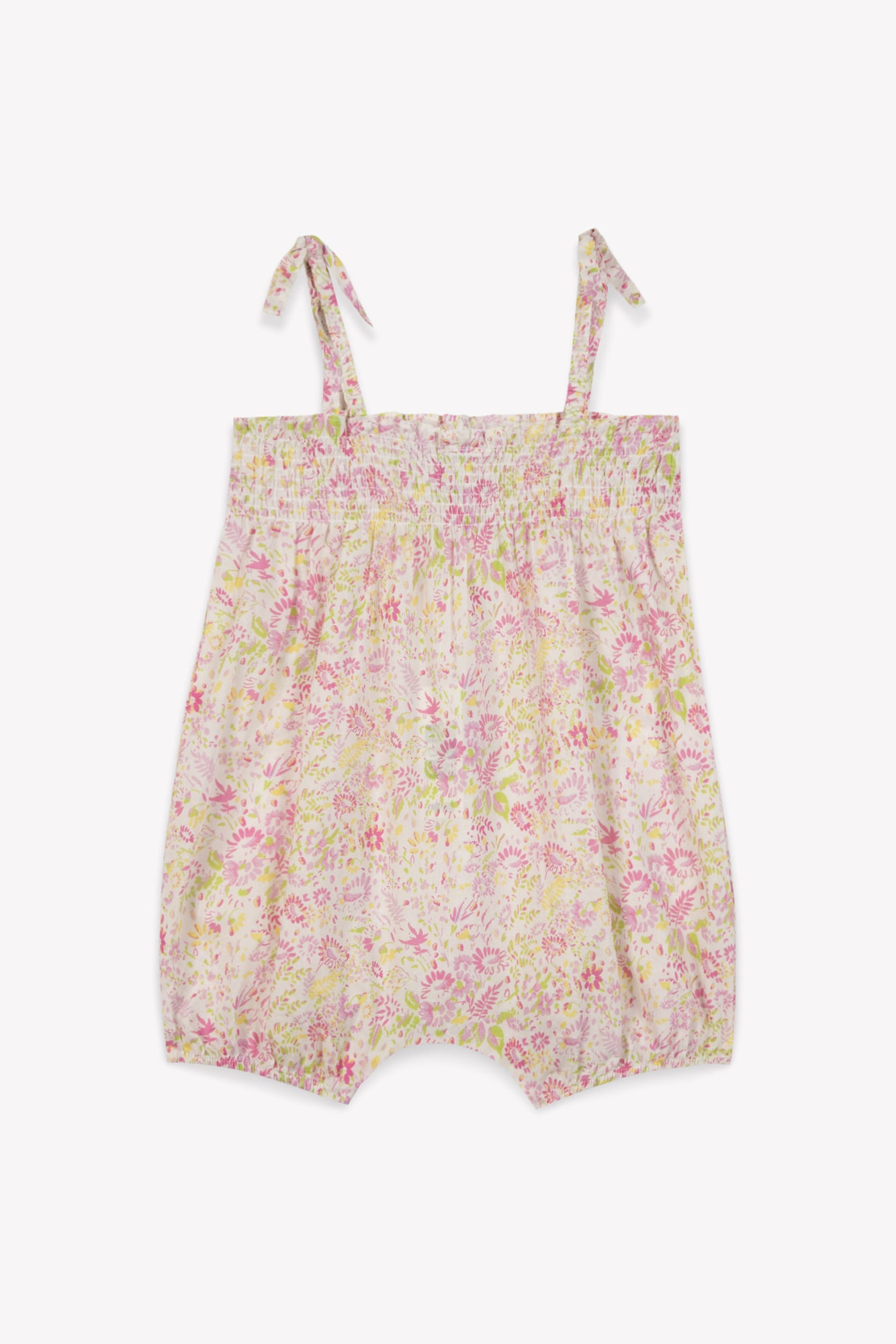 Jumpsuit - Calina Flowers Baby cotton sail