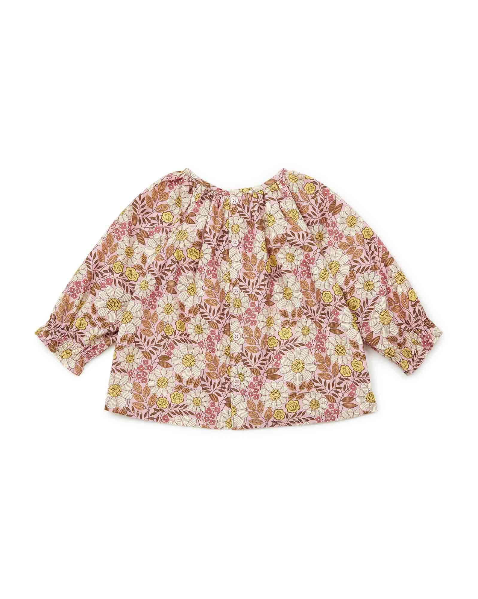 Blouse Flower Bébé coton fleur daisy imprimé