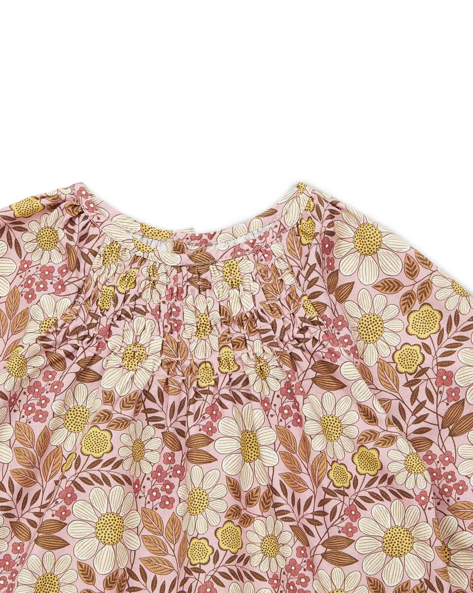 Blouse Flower Bébé coton fleur daisy imprimé