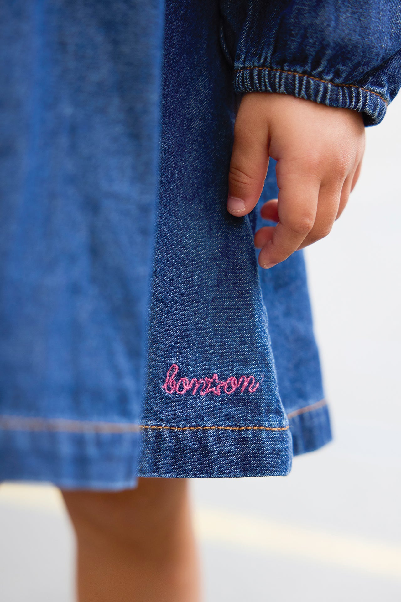 Dress - Chambray dragee Blue quilted