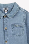 Shirt - Blue pan Baby Cotton Chambray