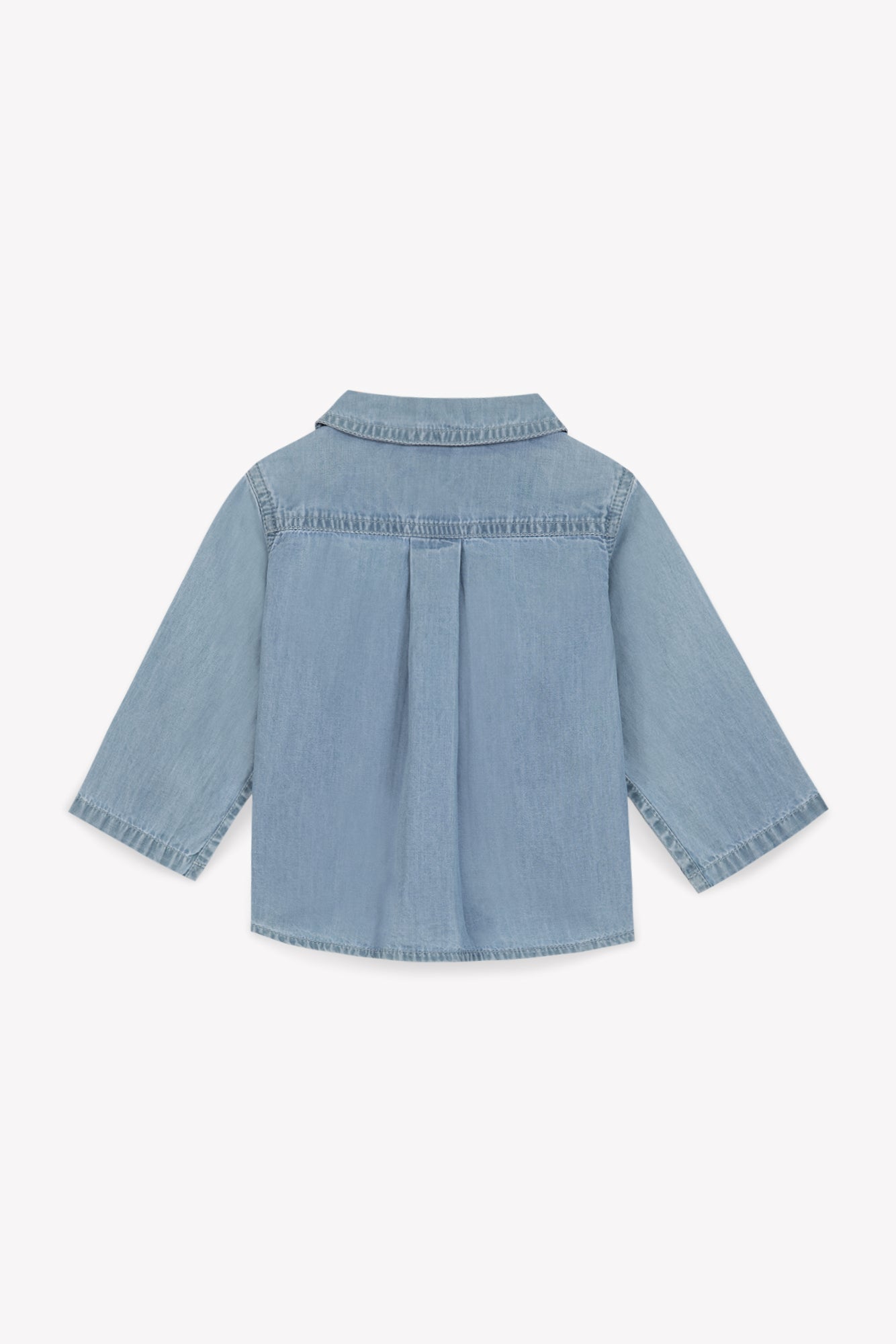 Shirt - Blue pan Baby Cotton Chambray