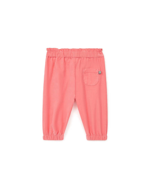 Pantalon - Biscotte rose bébé en velours - Image principale