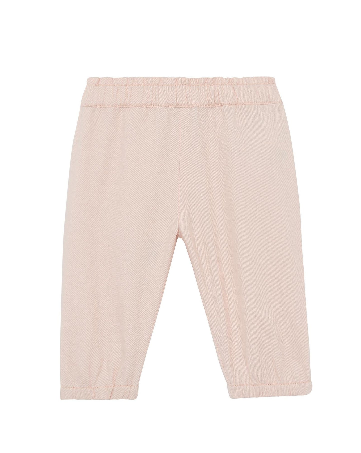 Trousers Rusk Pink Baby In twill 100% cotton scratched