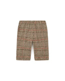Trousers - Gino Brown Baby Cotton at Check