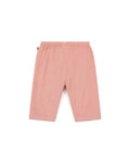 Pantalon - Brioche rose bébé en velours