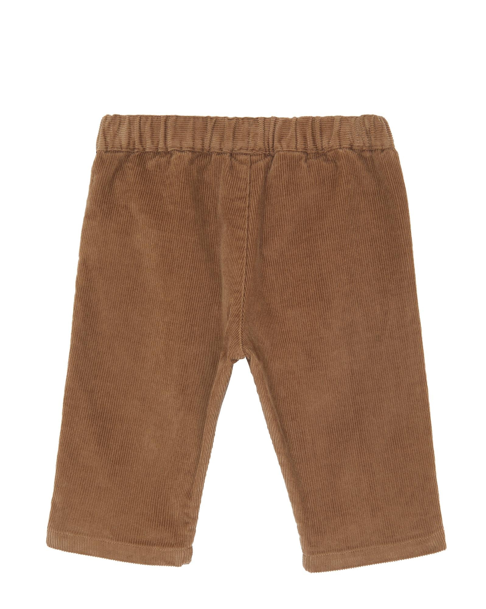 Pantalon Darius marron Bébé en velours cotelé stretch