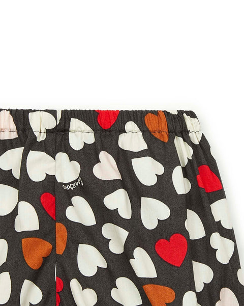 Bloomer - bleu Bébé à coeur en 100% coton - Image principale