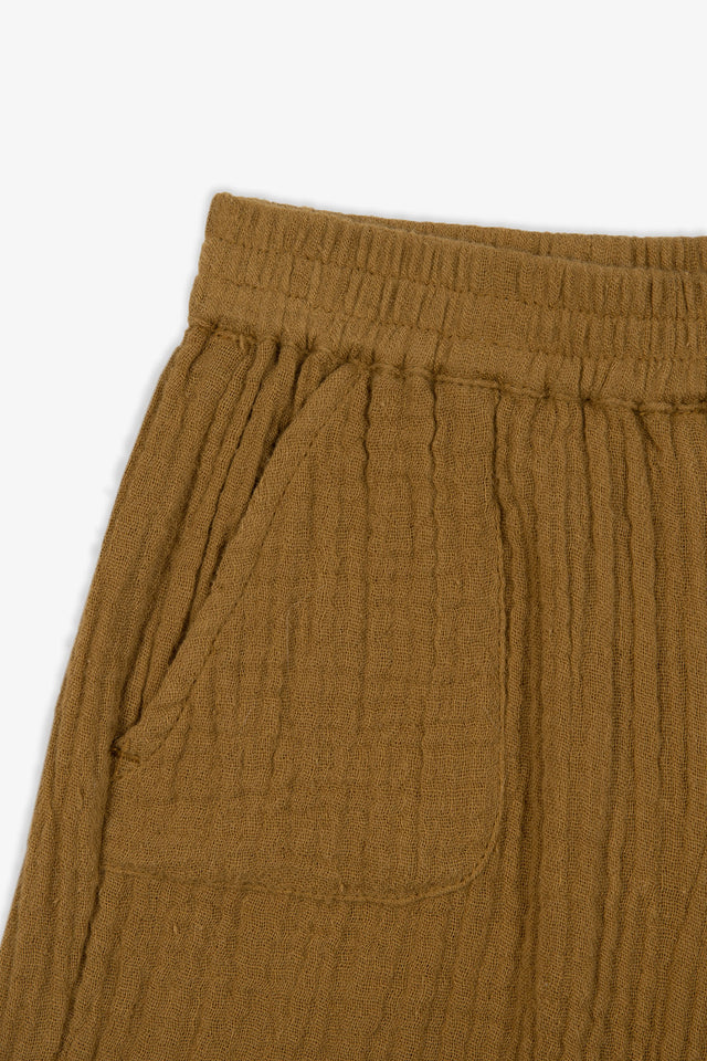 Short - Ramb Brown Baby Organic cotton gauze - Image alternative