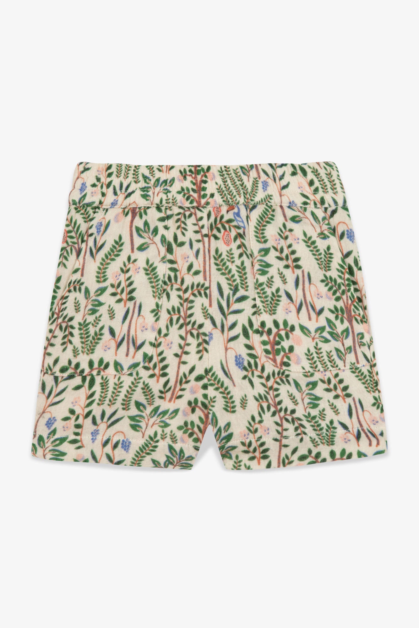 Short - Ramb savane Bébé double gaze coton imprimé