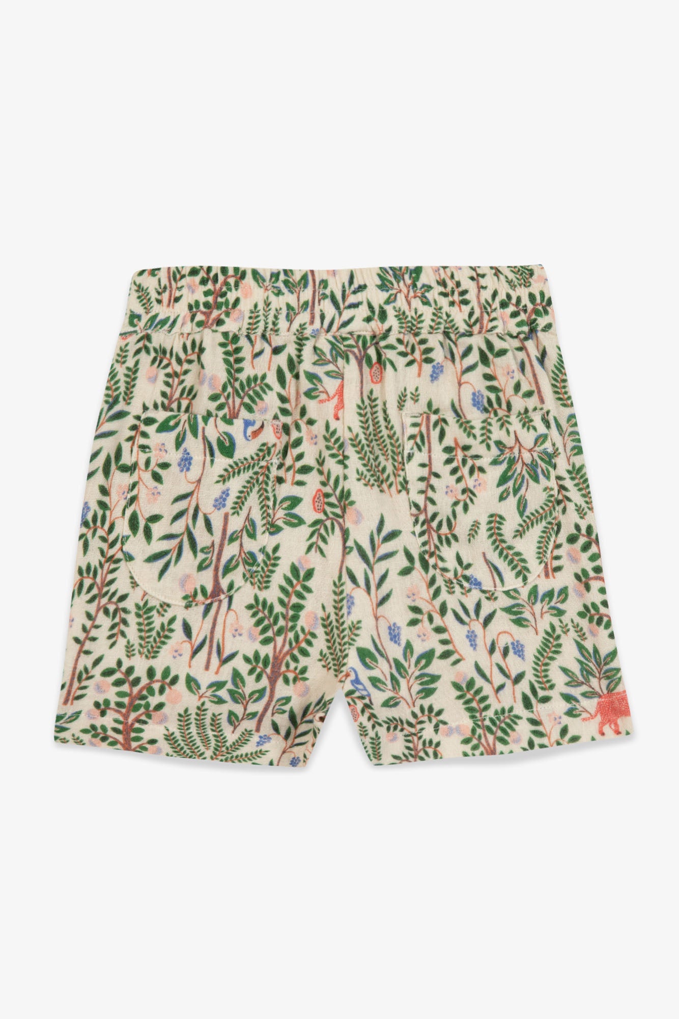Short - Ramb savane Bébé double gaze coton imprimé