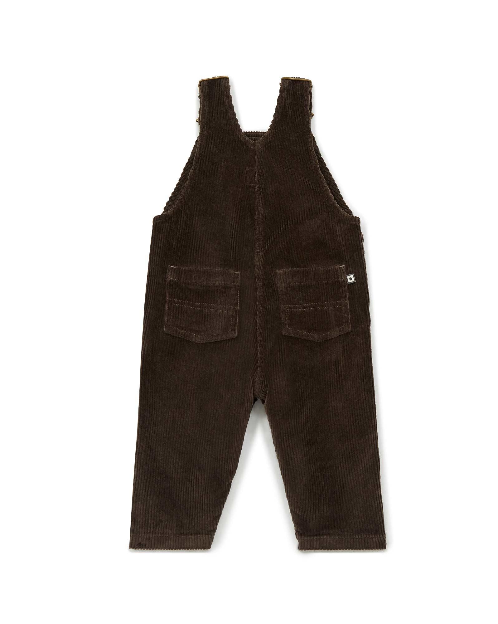 Salopette Icare marron Bébé en velours