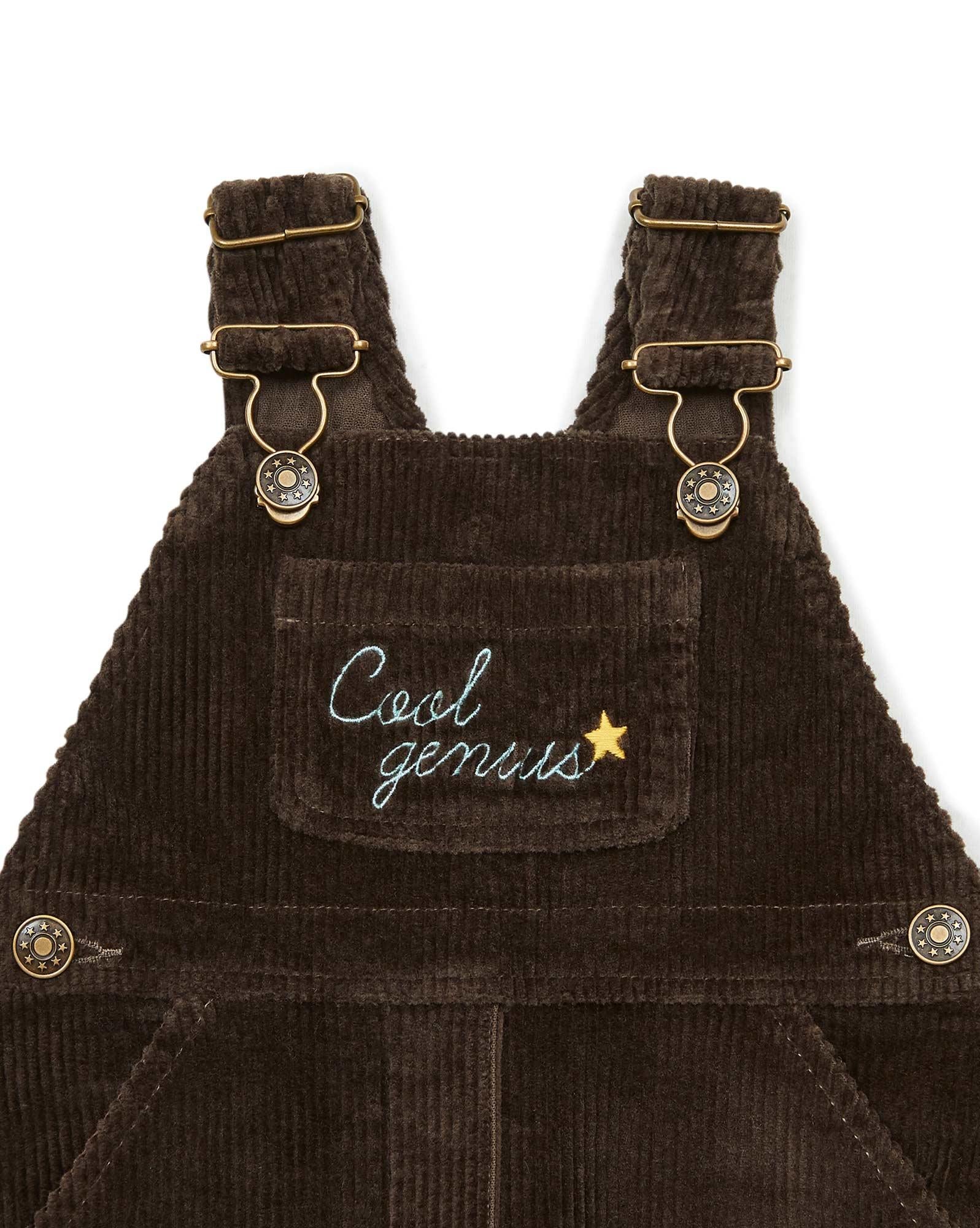 Salopette Icare marron Bébé en velours