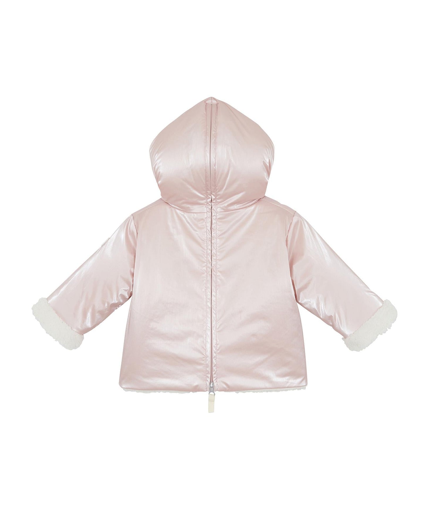 Coat - Truck Pink Baby in iridescent nylon