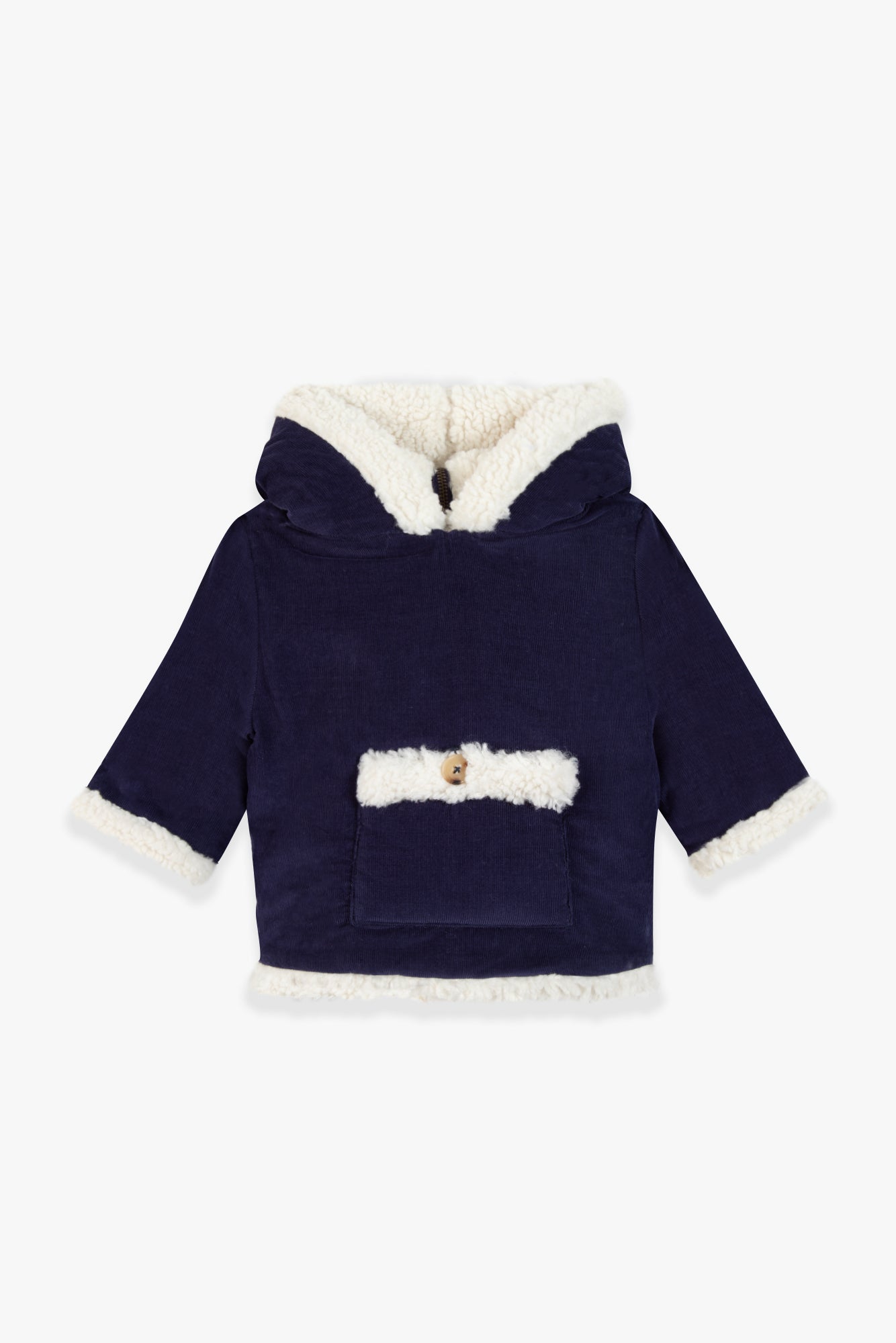 Coat - Navy Bonton