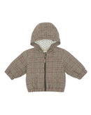 Jacket - brown balloon Baby in tweed at Check