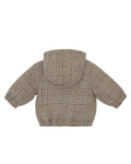 Jacket - brown balloon Baby in tweed at Check
