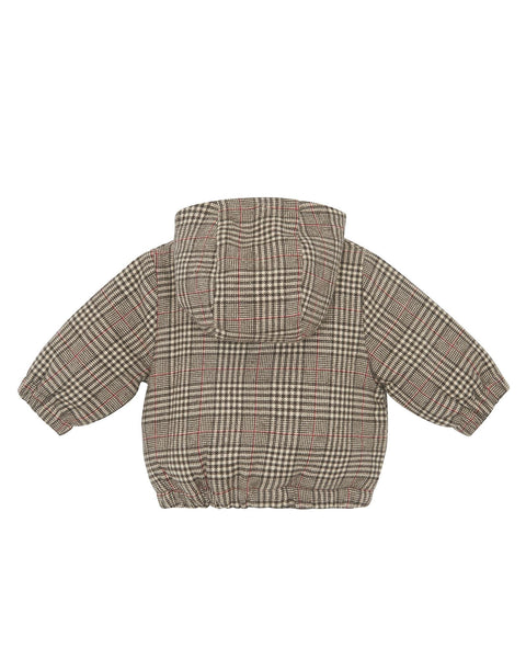 Jacket - brown balloon Baby in tweed at Check - Image principale