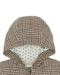 Jacket - brown balloon Baby in tweed at Check