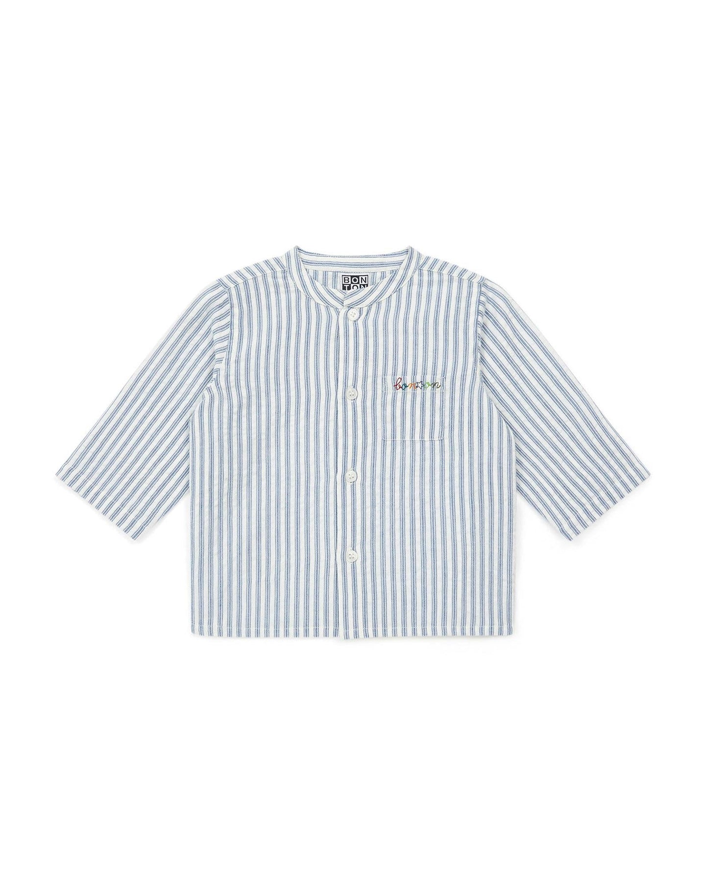 Shirt Inter Bleue Baby in Poplin striped