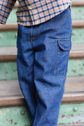 Trousers - Cargo Chambray Blue