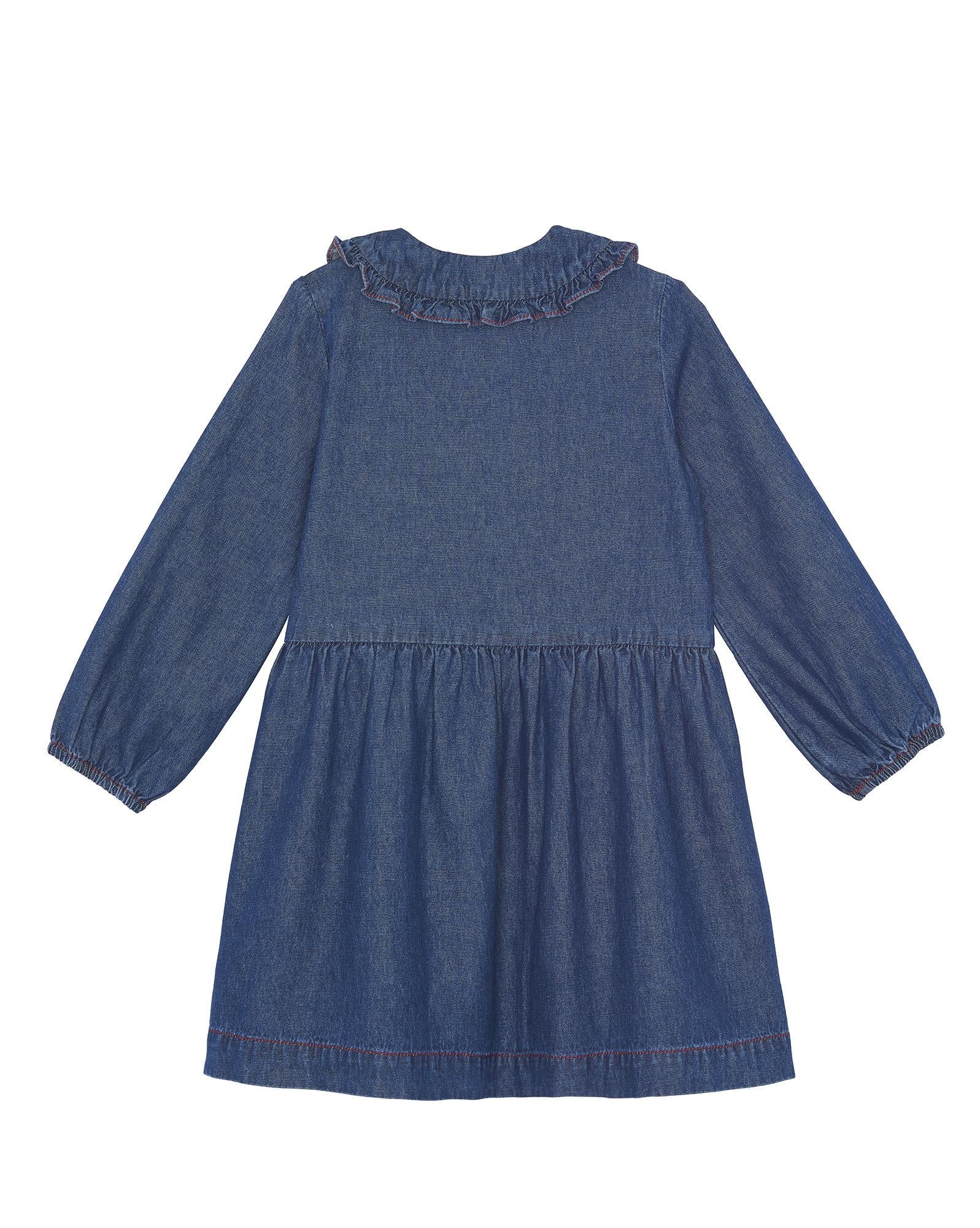 Robe Huguette bleue en denim
