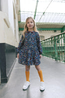 Robe - Frida fleuri en velour