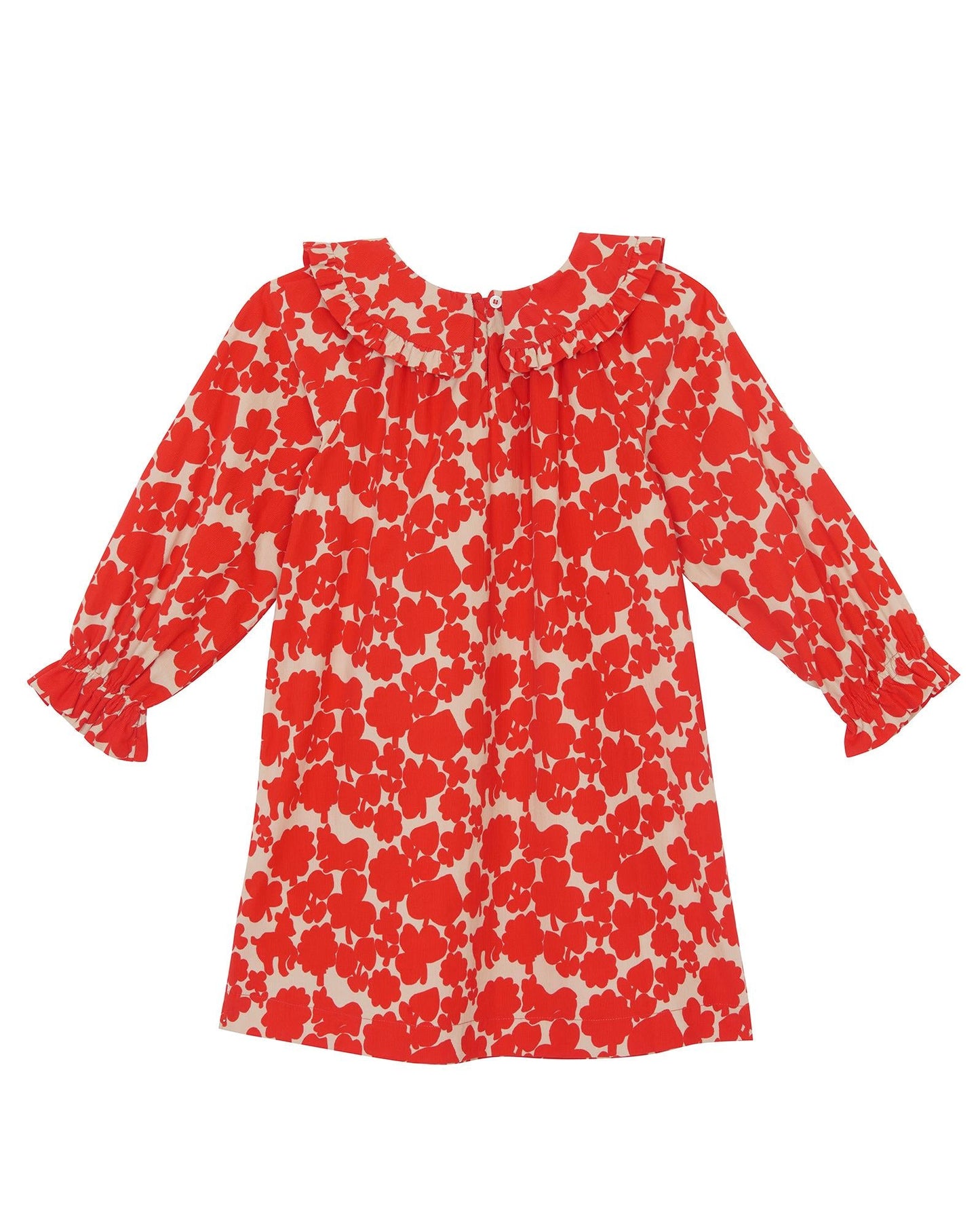 Robe - Heidi rouge en mini velours