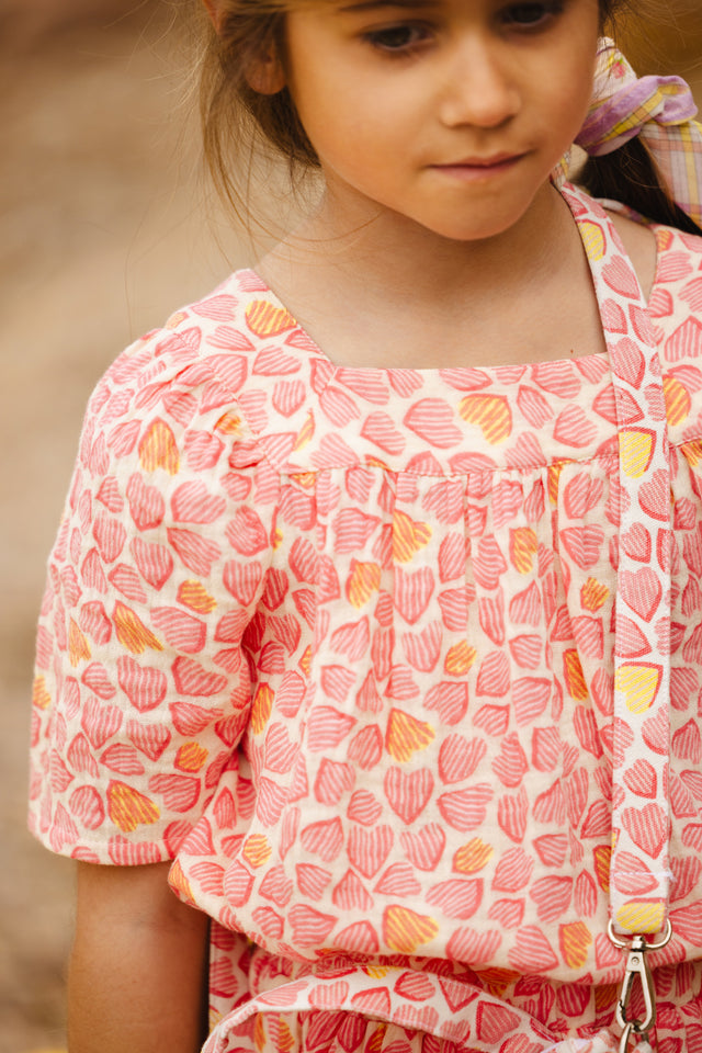 Top - Elisha Pink Double cotton gauze Printe - Image alternative