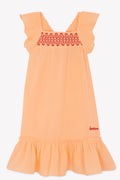 Dress - Celia Orange double cotton gauze