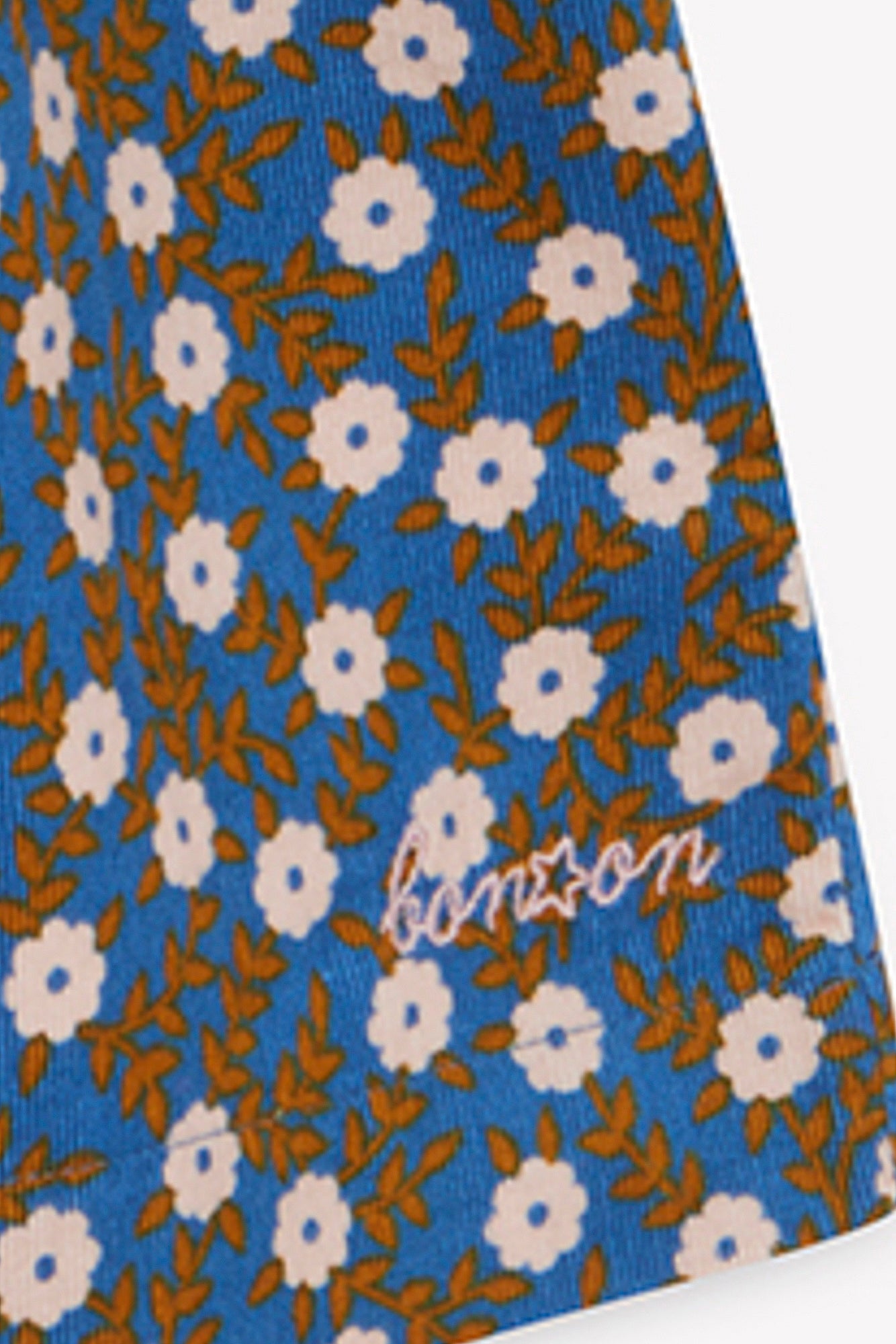 Robe - Jona imprimé fleuri bleu