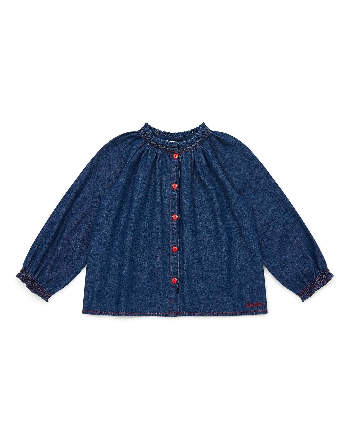 Blouse - Reinette bleue en denim brut